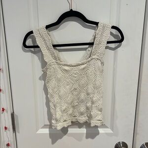 Free people love letter cami in faded yellow